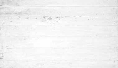 Ahşap duvar beyaza boyanmış. Klasik beyaz tahta arka plan. Eski beyaz ahşap duvar.