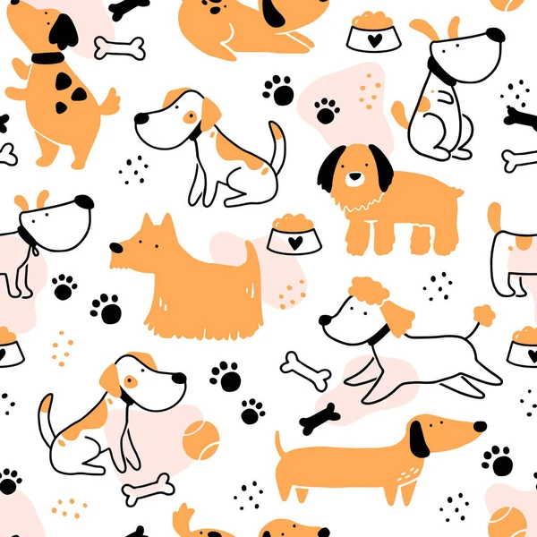 Şirin köpek yavrusunun kusursuz deseni.