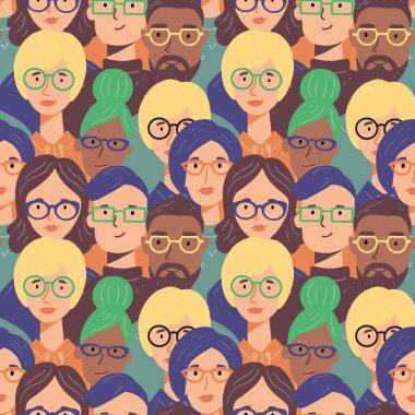 Farklı yüzlerin kusursuz deseni