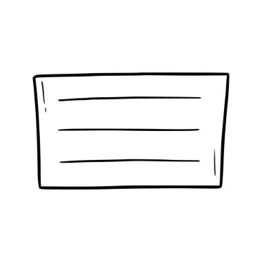 El çizimi kağıt yapışkan.