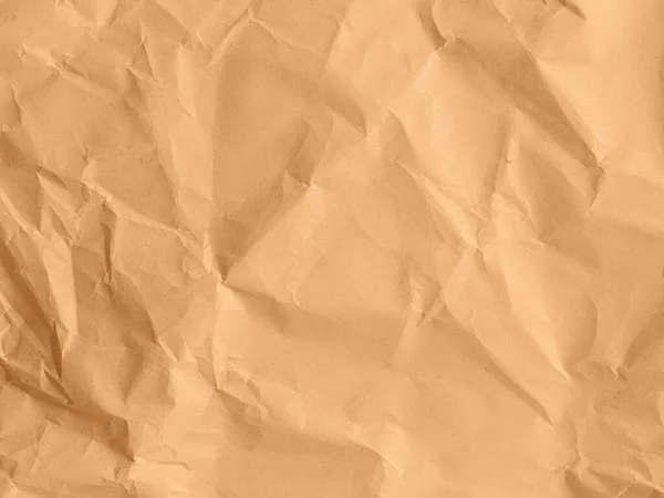 Смятый Коричневый Бумажный Фон Обои — стоковое фото
