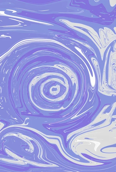Astratto Sfondo Blu Con Una Spirale Vorticosa Illustrazione — Foto Stock