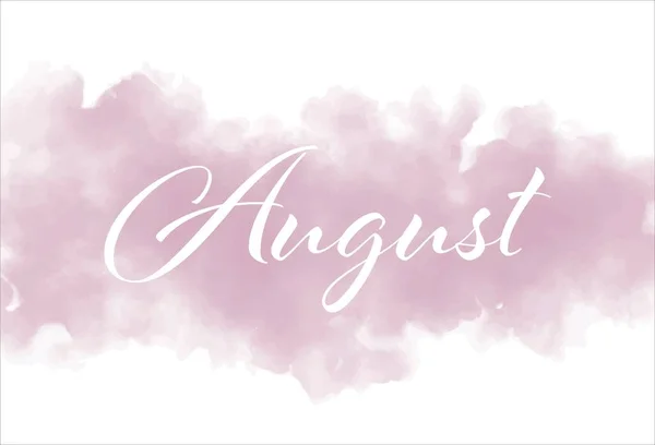 Güzel suluboya ağustos metni. Merhaba August, merhaba yaz.