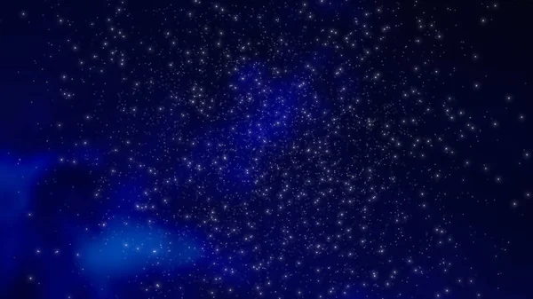 Astratto Sfondo Blu Scuro Nero Cosmo Spazio Universo Con Stella — Foto Stock