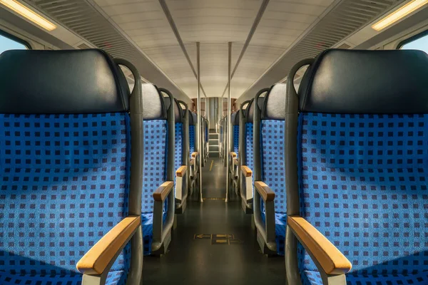 Clean Hygiene Empty Seat Europe Germany Public Transportation Train Subway Royalty Free Stock Images