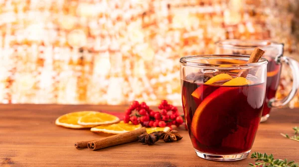 German Tradition Winter Christmas Market New Year Holidays Festival Drink — Stock Photo, Image