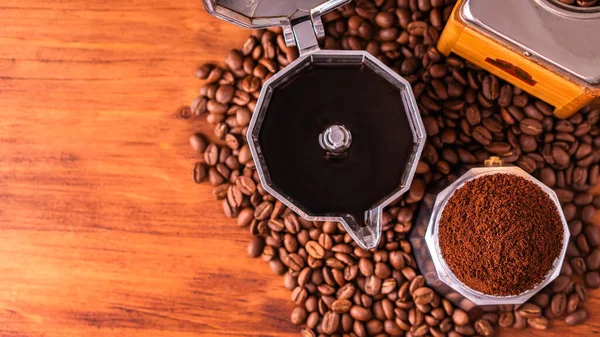 Frisches Café Zum Morgendlichen Frühstück Erfrischen Koffein Weiße Tasse Geröstete — Stockfoto