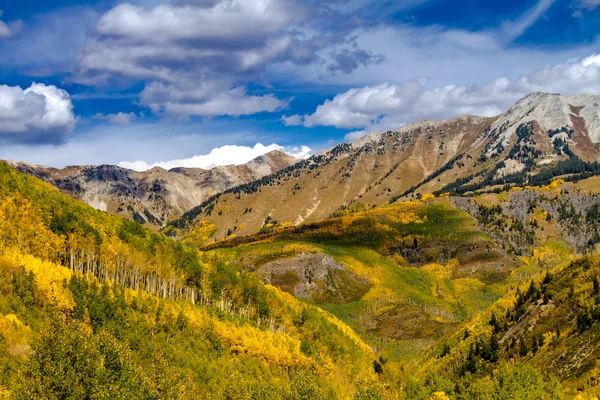 Warna Musim Gugur di Pegunungan Colorado — Stok Foto