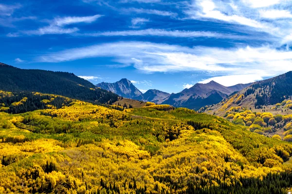 Colorado dağlarında sonbahar renkleri — Stok fotoğraf