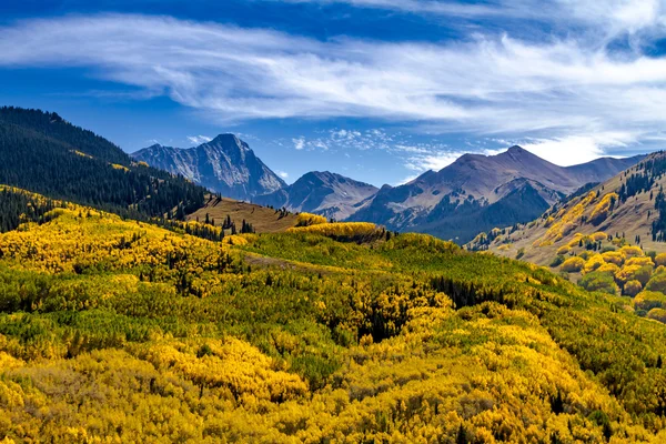 Höstfärger i Colorado berg — Stockfoto
