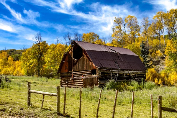 Colori autunnali nelle montagne del Colorado — Foto Stock