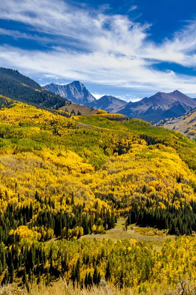 Herfst kleuren in Colorado bergen — Stockfoto