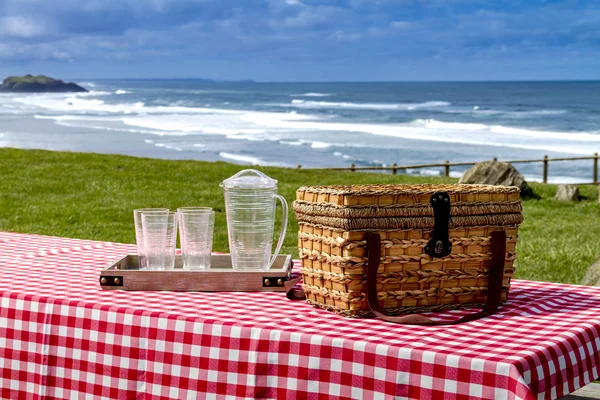 Letní piknik na Pacific Ocean Park — Stock fotografie