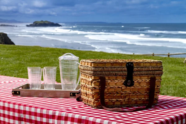 Summer Picnic at Pacific Ocean Park — Stock Photo, Image