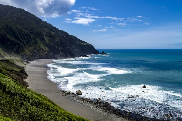 Pacific Ocean Beach scénický výhled — Stock fotografie