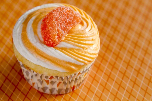 Narancs vanília bab kavargott Cupcakes — Stock Fotó