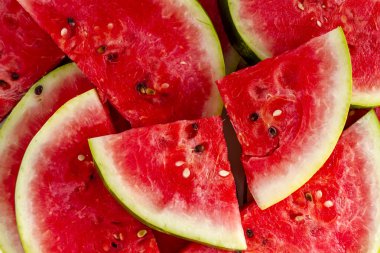 Olgun dilim karpuz