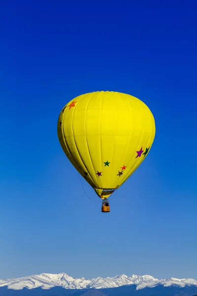 Skalista góra Hot Air Balloon Festival — Zdjęcie stockowe