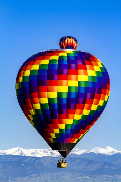 Skalista góra Hot Air Balloon Festival — Zdjęcie stockowe