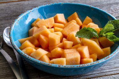 Taze organik kavun karpuz