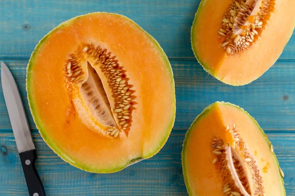 Melon de cantaloup bio frais — Photo