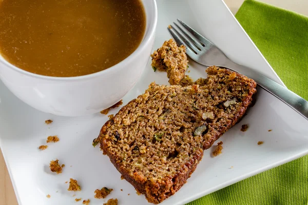 Fresh Baked Zucchini and Cinnamon Bread — Stock Photo, Image