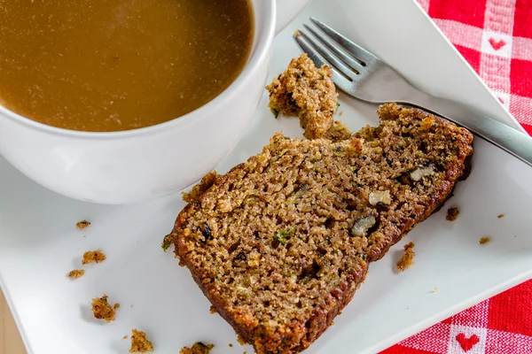 Fresh Baked Zucchini and Cinnamon Bread — Stock Photo, Image