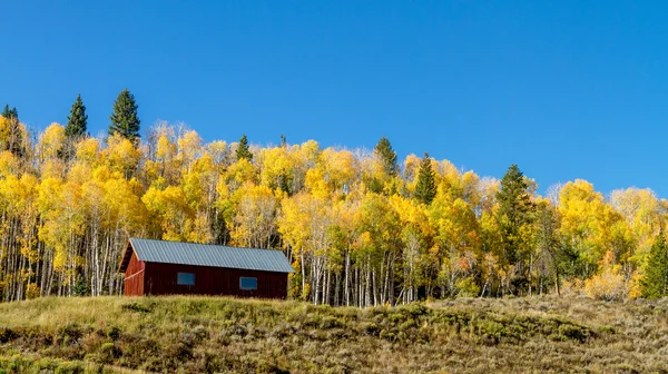 Nedgången i steamboat springs colorado — Stockfoto