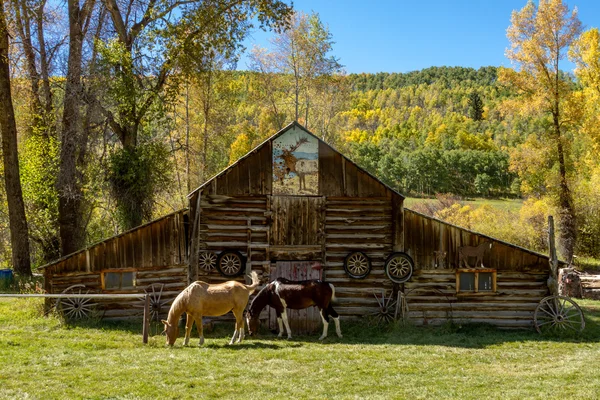 Падение в Steamboat Springs Колорадо — стоковое фото