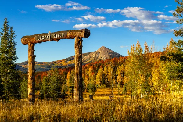 Caduta a Steamboat Springs Colorado — Foto Stock