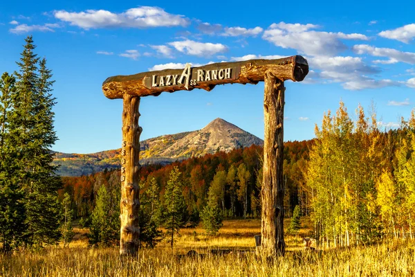 Nedgången i steamboat springs colorado — Stockfoto