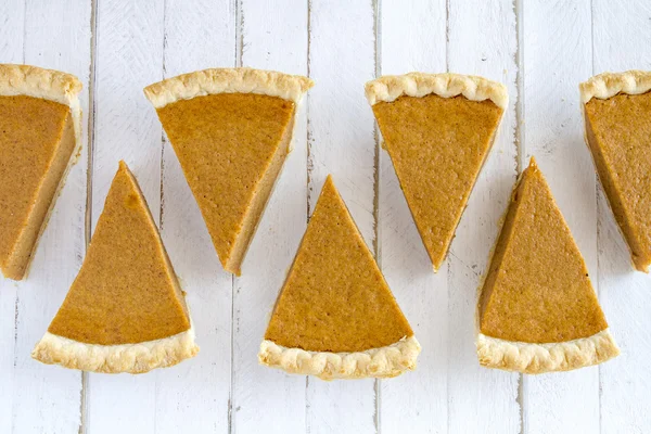 Fette di torta di zucca fatte in casa — Foto Stock