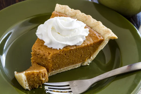 Homemade Pumpkin Pie Slices — Stock Photo, Image