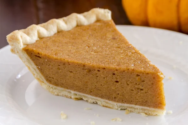 Homemade Pumpkin Pie Slices — Stock Photo, Image