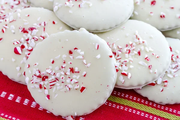 Máta čokoládová dovolená cookie — Stock fotografie