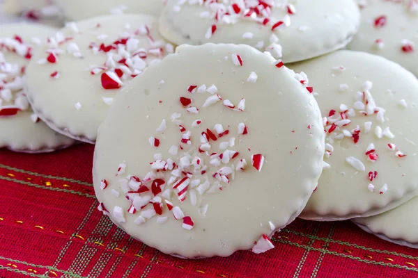 Chocolade Pepermunt vakantie Cookies — Stockfoto