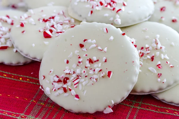 Máta čokoládová dovolená cookie — Stock fotografie