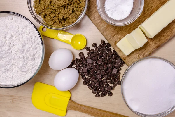 Baking Ingredients from Above — Stock Photo, Image