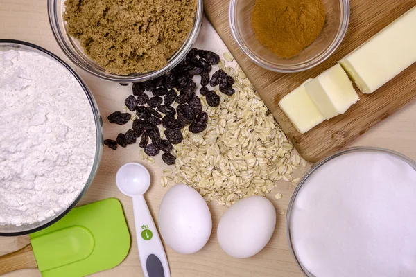 Baking Ingredients from Above — Stock Photo, Image