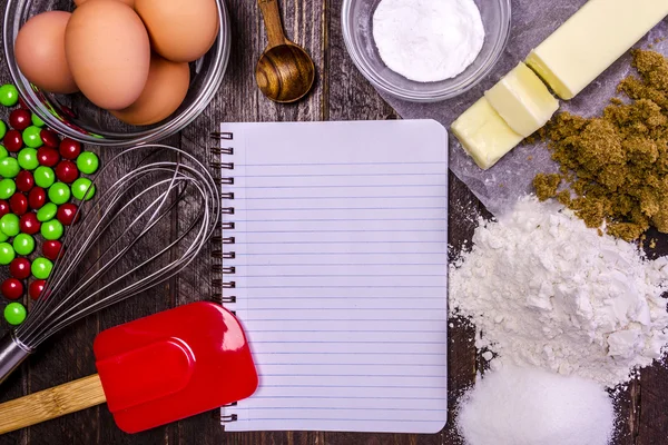 Ingredientes para hornear desde arriba — Foto de Stock