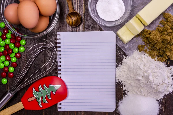 Ingredientes para hornear desde arriba — Foto de Stock