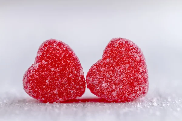 Dia dos Namorados coração doces e biscoitos — Fotografia de Stock