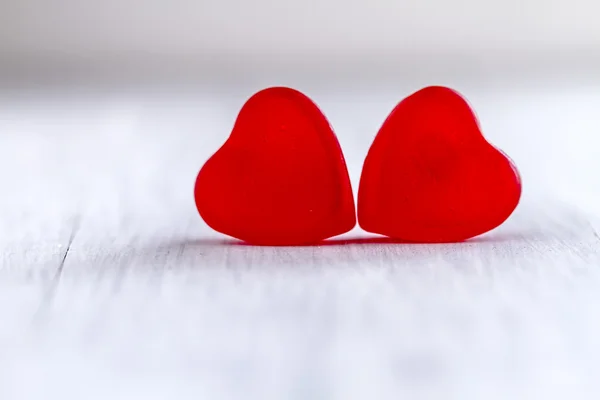 발렌타인 하트 사탕과 쿠키 — 스톡 사진
