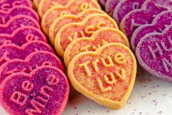 Día de San Valentín Caramelo y galletas —  Fotos de Stock