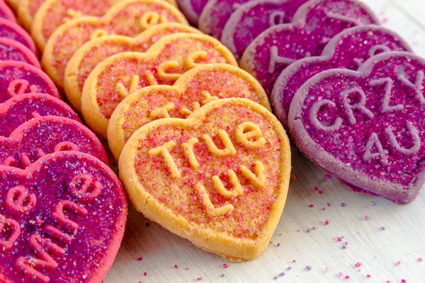 Valentines Day Heart Candy and Cookies