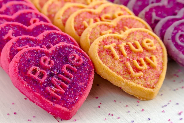 Día de San Valentín Caramelo y galletas —  Fotos de Stock