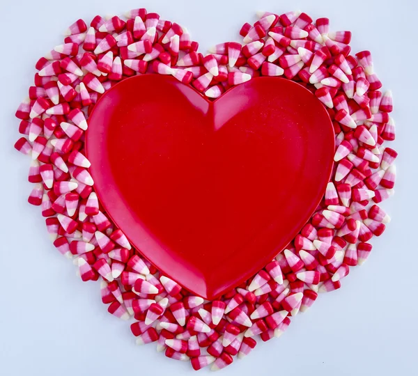 День Святого Валентина конфеты и кексы — стоковое фото