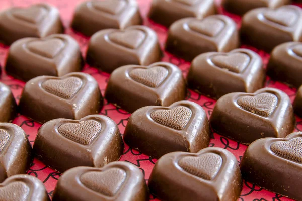 Valentines Day Candy and Cupcakes — Stock Photo, Image