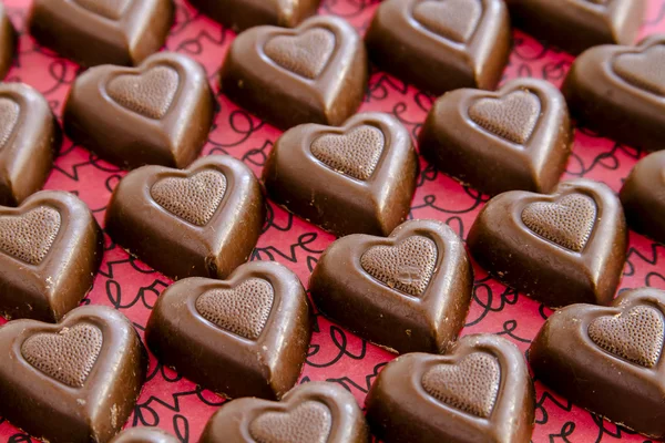 De dag van Valentijnskaarten snoep en Cupcakes — Stockfoto