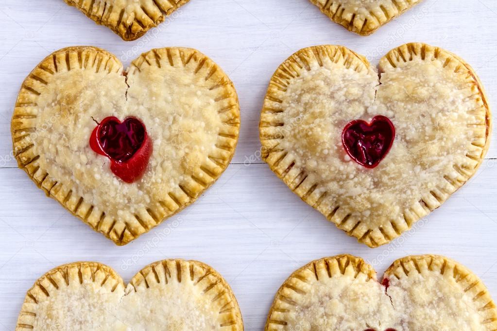 Heart Shaped Cherry Hand Pies